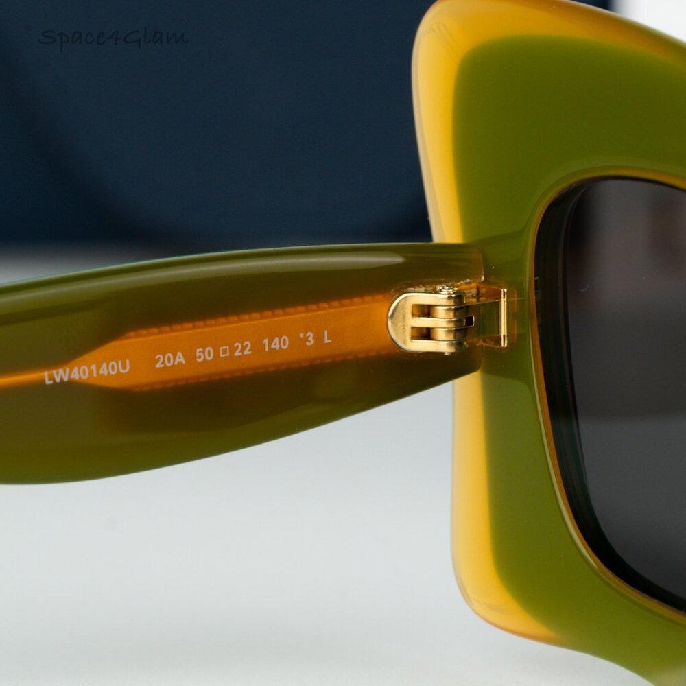 Loewe Men Sunglasses Grey Multicolor Cat Eye LW40140U 20A NEW AUTHENTIC - Picture 6 of 10